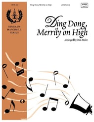 Ding Dong Merrily Handbell sheet music cover Thumbnail